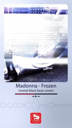 Madonna - Frozen // Metal Blast Beat Cover #shorts