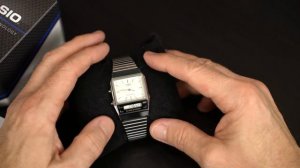 Casio AQ-800E Vintage Series  Analog/Digital Watch - Unboxing & First Look