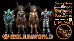 Set of Four Costumes for the LINEAGE II-FAFURION server www.ExiliumWorld.Com ◄√i®uS►