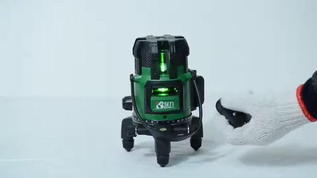 Laser Level 5 Lines Green Laser Light 360° Rotatable with Remote Control & 2 Rechargeable Batteries смотреть онлайн