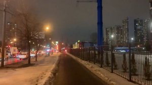 Прогулка по Балаклавскому проспекту до перекрёстка с Азовской улицей, г. Москва, 13.12.2022