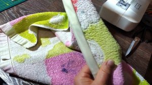 Из одного два (281)/Как разрезать и подшить края полотенец