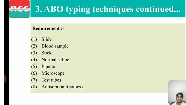 DMLT 1.2.17 – Donor screening & blood grouping technique in blood banking