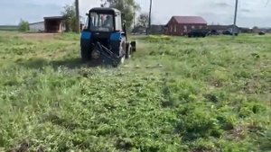 Как работает роторная косилка КРН - 2.1