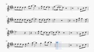 Знаешь ли ты. МакSим. Для альт саксофона