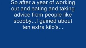 My weight gain progress