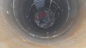 Чистка колодца после машинного бурения. Колодезники.рф