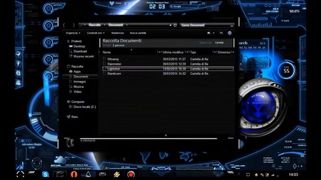 »Glass †heme Black & White + Fu†uristic Skin Rainmeter« смотреть онлайн