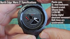 Watches from Temu.com review North Edge Evoque 2, Mars 3 #temu #temuhaul #temureview #gedmislaguna