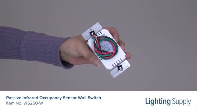 WattStopper Passive Infrared Occupancy Sensor Wall Switch (WS250-W)