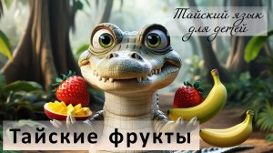 Урок тайского языка для детей. Тема: тайские фрукты