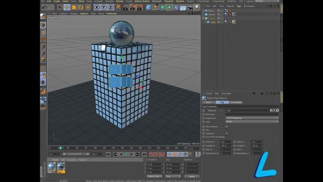 Animation with destruction of cubes смотреть онлайн