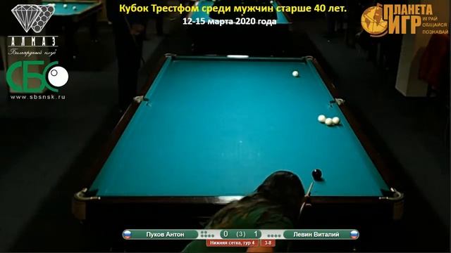 Пуков - Левин. Кубок Трестфом среди мужчин старше 40 лет. смотреть онлайн