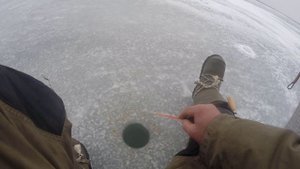 Хирный . Зимняя рыбалка по без клёвью.  Маныч От Юрия Философа