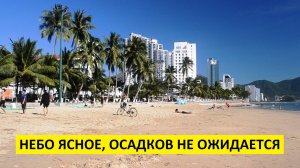 ☀️ Ясный день в Нячанге: тепло и комфортно! ☀️ Вьетнам Нячанг погода сегодня 2 февраля 2025 года