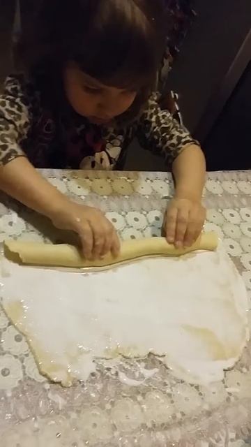 Формирование творожного печенья "  Розочки "
