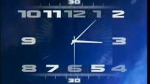Часы Первого Канала(2000 - 2011) вечерняя версия