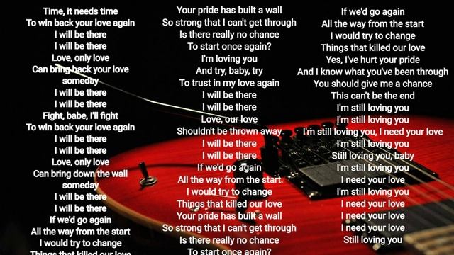 Still Loving you - Scorpions lyrics HQ смотреть онлайн