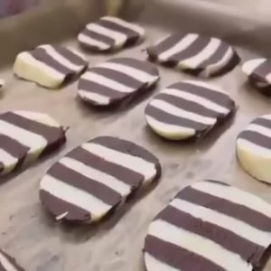 БЫСТРОЕ ПЕЧЕНЬЕ "ЗЕБРА" К ЧАЮ .
