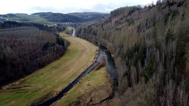 Долина реки Заале Тюрингия.