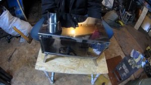 Складная печь своими руками для палатки.