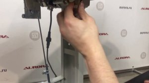Видеоинструкция по сборке прямострочной промышленной швейной машины Aurora H3-L