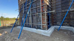 ЗАЛИВКА СТЕН ВЫСОТОЙ 3,5м | МОНОЛИТНЫЙ ДОМ 260м2