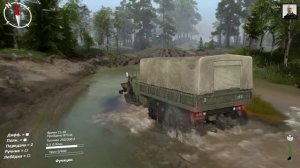 Spintires® путишествие разведка на урале 4320