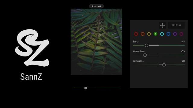 Tutorial edit foto Green Moody | Lightroom CC
