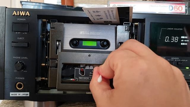 Aiwa xk-009 Excelia Cleaning Heads Pinchrollers Capstan procedure смотреть онлайн