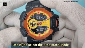 Casio G-Shock GA-400 setting instruction | Module 5398.
