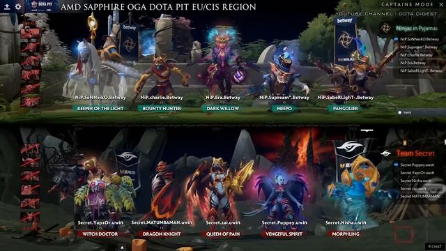 SECRET vs NIP - TOP 1 GROUP B - OGA Dota PIT 2020 Highlights Dota 2 смотреть онлайн