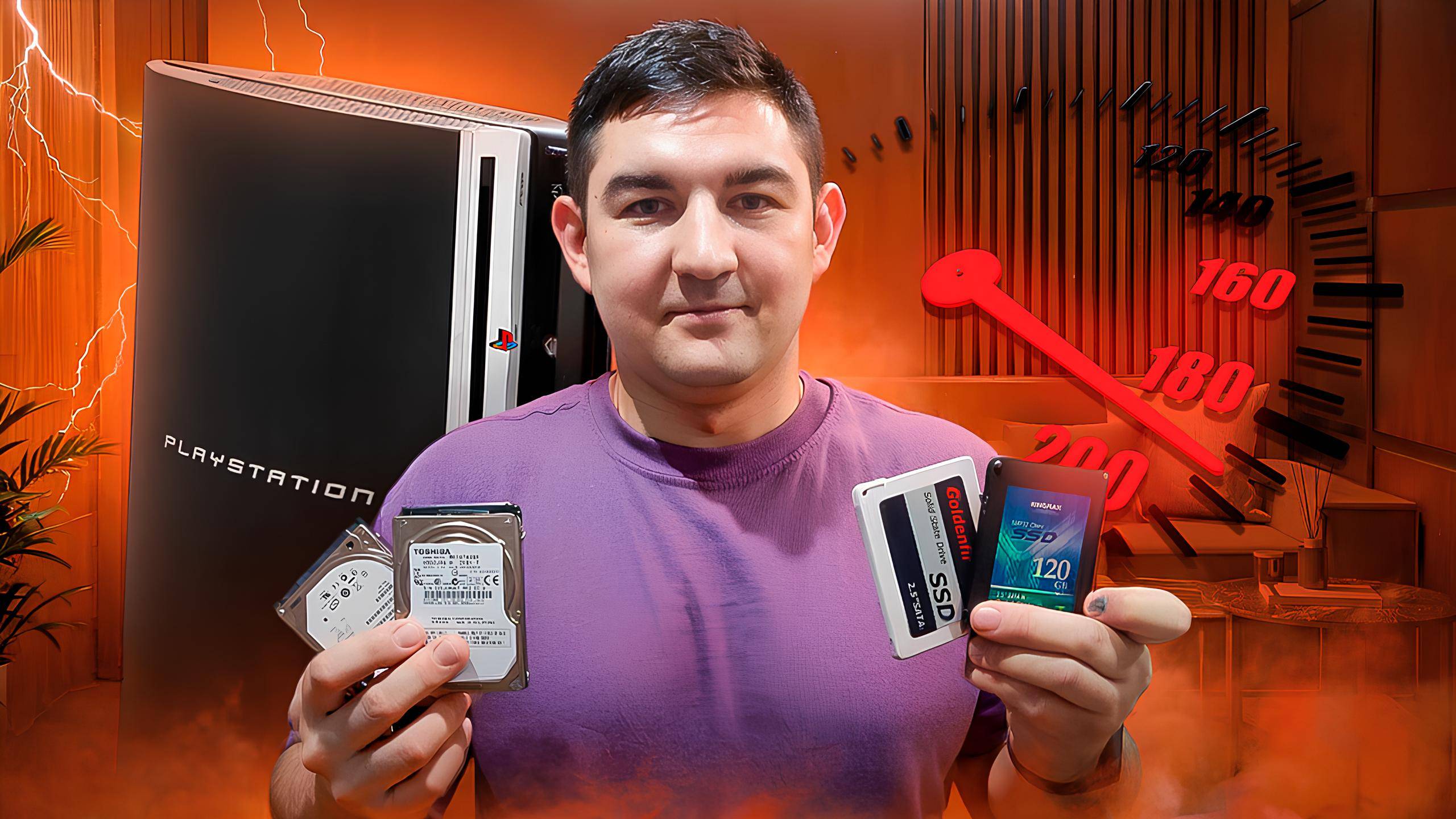 Как поменять жесткий диск HDD на SSD Ps3 | расширение памяти на Ps3 | ускоряем playstation 3 смотреть онлайн