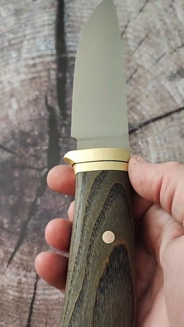 Нож охотник из порошковой стали М398 смотреть онлайн