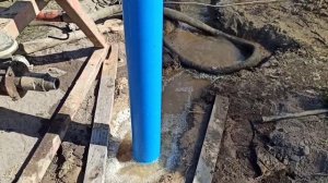 Скважина на воду в Камешковском районе.сегодня бурили под погружной насос. песок пушка
