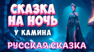 Сказка на ночь у камина для взрослых | Павел Бажов "Хозяйка Медной горы" с АСМР треском поленьев