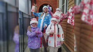 Веселое поздравление Деда Мороза и Снегурочки