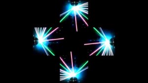 A 3D hologram in a nightclub! Video for a 3D pyramid with super effects #hologram #3dhologram