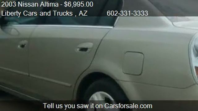 2003 Nissan Altima 2.5 S - for sale in Phoenix, AZ 85032 смотреть онлайн