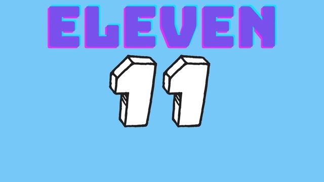 Учимся считать по-английски от 1 до 20.Numbers from 1 to 20 in English. смотреть онлайн