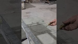 КАК ОТРЕЗАТЬ КРУГЛОЕ СТЕКЛО