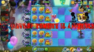 Plants vs Zombies 2 Neon Mixtape Tour - Day 21 || Gameplay Walkthrough
