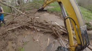 Beaver Dam Removal With Excavator No.13.1 - Time-Lapse Version With Music