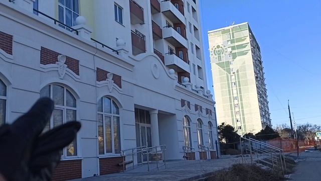 Воскресная солнечная #евпатория Новостройки на пр.Ленина