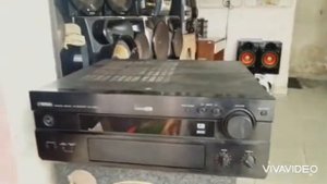 Receiver yamaha RX V800 Stereo5.1amante de som antigo anos 80
