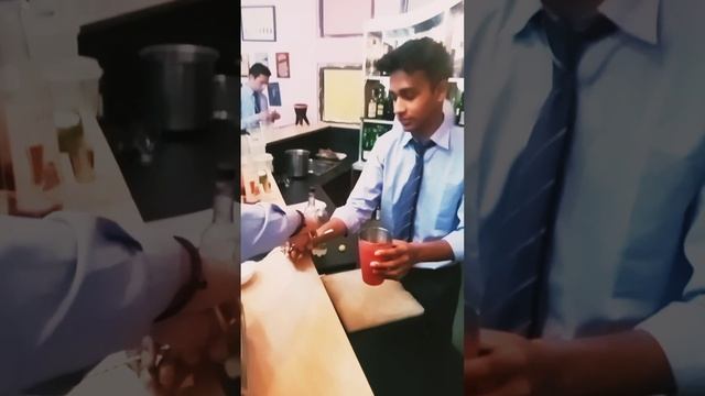 #F&B service practical# how to make vergin mojito mocktail смотреть онлайн