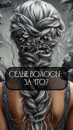 Седина и седые волосы:за что?