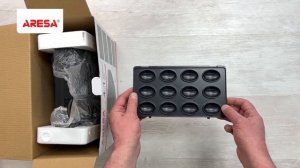 Распаковка сэндвичницы / Unpacking of sandwich maker ARESA AR-1207