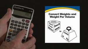 Measure Master Pro Weights and Weight per Volume How To