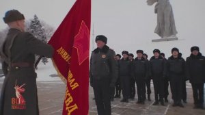 В память о милиционерах и чекистах, отдавших свои жизни, защищая Сталинград